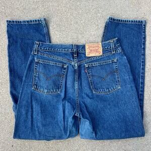 Vintage 90s Levi’s 560 loose fit straight leg women’s mom jeans 14 REG M